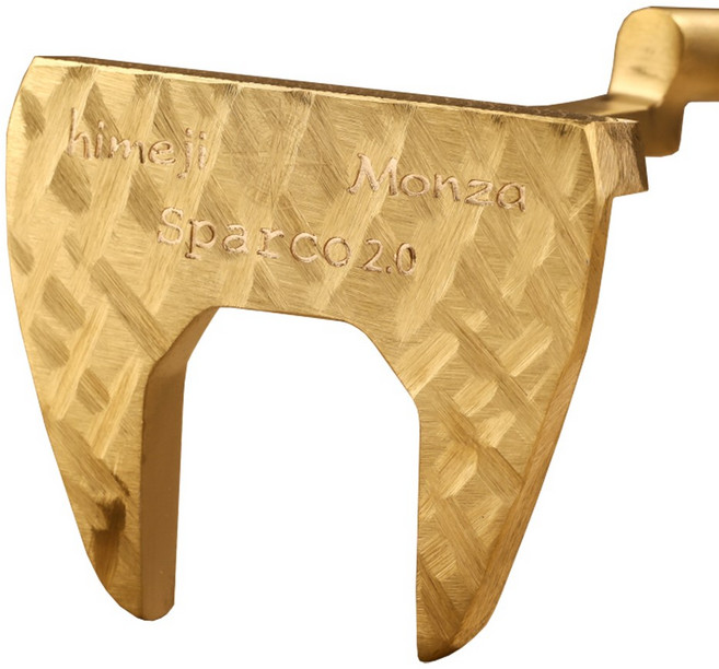 히메지몬자 스파르코 2.0 말렛형 34인치 수제 퍼터 골프클럽 헤드커버 증정, 단단한, 3도