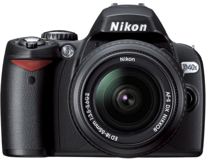 Nikon D40x 10.2MP 디지털 SLR 카메라 18-55mm f3.5-5.6G ED II AF-S DX 줌-니코 렌즈 구 모델 갱신