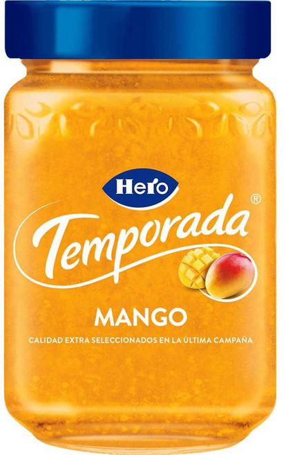스페인 헤로 HERO manggo jam 제철 망고잼, 2개, 350g