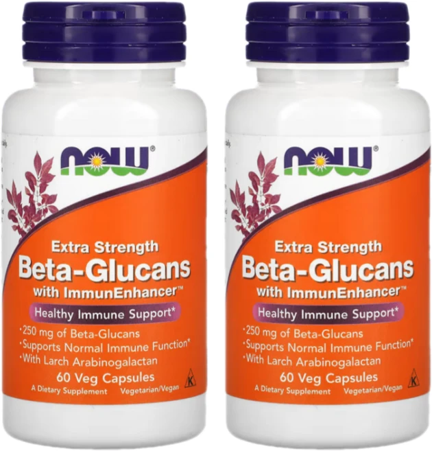 나우푸드 베타-글루칸 베지 캡슐, 60정, 2개 - 쿠팡