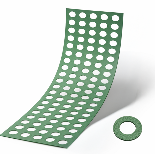 배터리 양극 절연 스티커 100매 원형 보호 패드 리튬이온 21700 타공형, 1세트