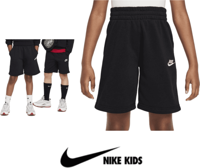 [백화점 매장판] 나이키 키즈 주니어 NSW 클럽 트레이닝 남아 여아 공용 반바지 츄리닝 트레이닝바지 운동 스포츠 숏팬츠