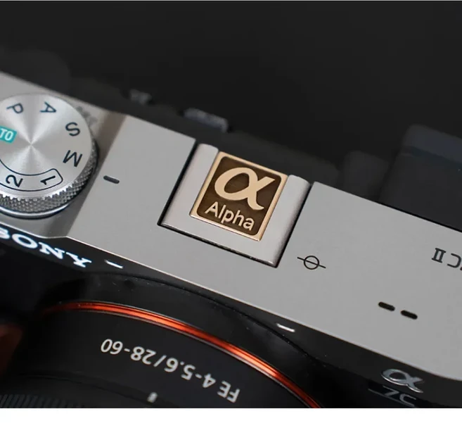 소니 ZVE10 A6700 A7C2 용 황동/쿠프로니켈 알파 핫슈 커버 프로텍터, 06 B-Brass