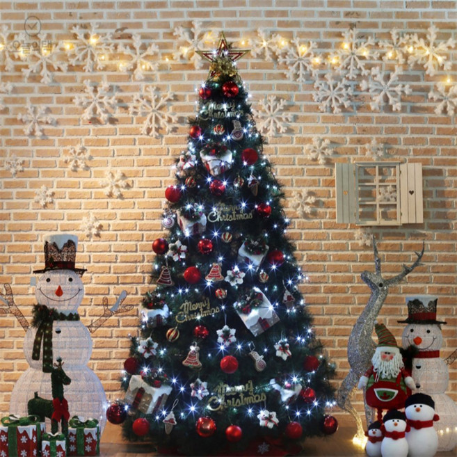 [오늘의택] 크리스마스 솔잎 트리 세트 300cm 솔잎트리