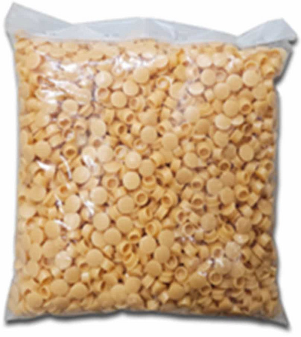 티케이마켓 원형 피스캡 2000개 원형캡, 10파이/미색/2000개