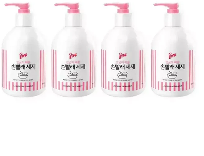 손빨래세제 용기 380ml 4개 울샴푸