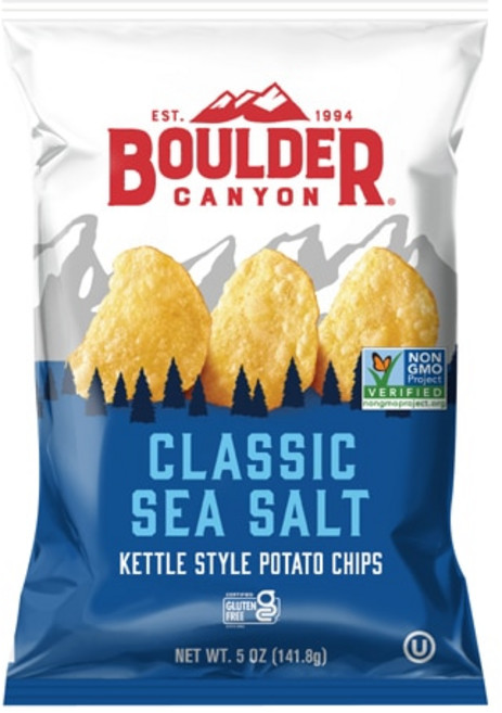케틀 스타일 감자 칩 클래식 바다 소금 -- 142g Kettle Style Potato Chips Classic Sea Salt -- 5 oz, 1개