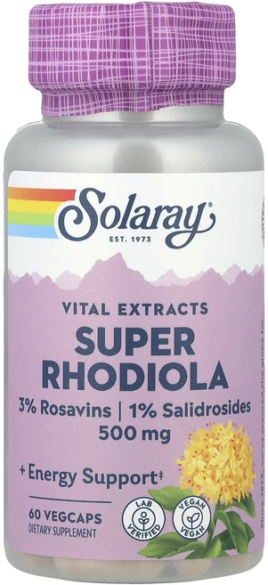 Solaray 수퍼 홍경천 뿌리 추출물 500 mg 식물성 캡슐 60 정, Solaray수퍼홍경천뿌리추출물500mg식물성캡슐60정, 1개, 60정 - 쿠팡