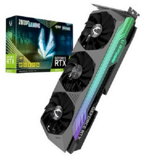 ZOTAC 지포스 RTX 3070 Ti AMP Holo Black GDDR6X 8GB 그래픽 카드