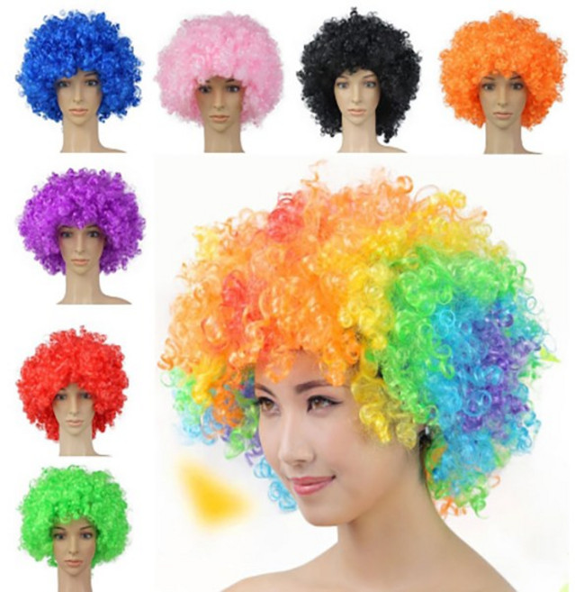 5시주문건 당일배송 FOOI 재미있는 파티용품 뽀글이가발 폭탄머리 가발 파마가발 응원용품 축제용품 빠른배송, 03.그린, 1개