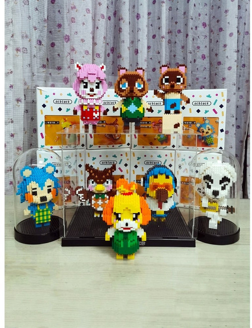 30종 설명서포함 조립피규어 모동숲 나노블록 조립 장난감 모여봐요 동물의숲 나노블럭 굿즈 여울이 kk 잭슨 동물의 숲 튀동숲 리사 콩돌밤돌 부옥 토모, 옵션12, 1개