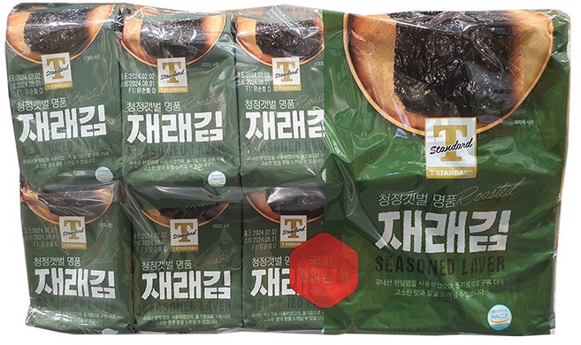 청정갯벌 명품재래김 5gX30봉, 1개