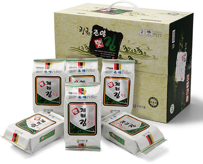 광천조양맛김 맛있는 조미 재래 식탁도시락김 72봉, 5g, 1박스