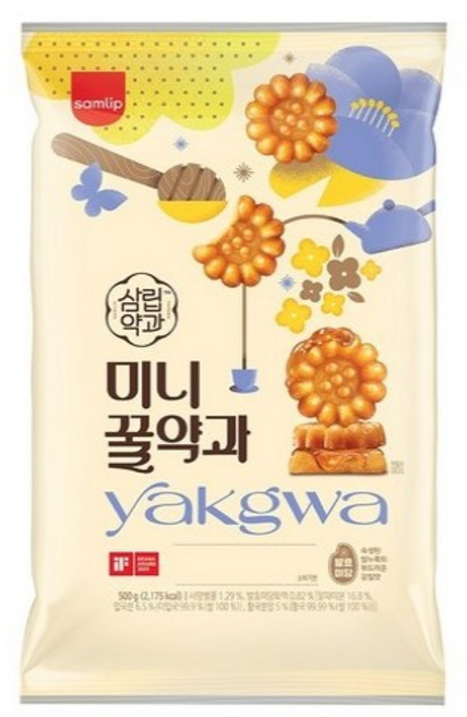 삼립 미니꿀약과, 500g, 1개