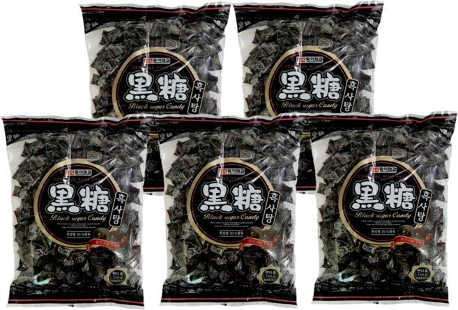 동아제과 흑사탕, 750g, 5개