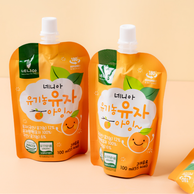네니아 유기농 유자아잉 100ml x 10개