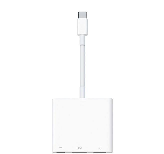 Apple 정품 USB-C 디지털 AV 멀티포트 어댑터, 1개