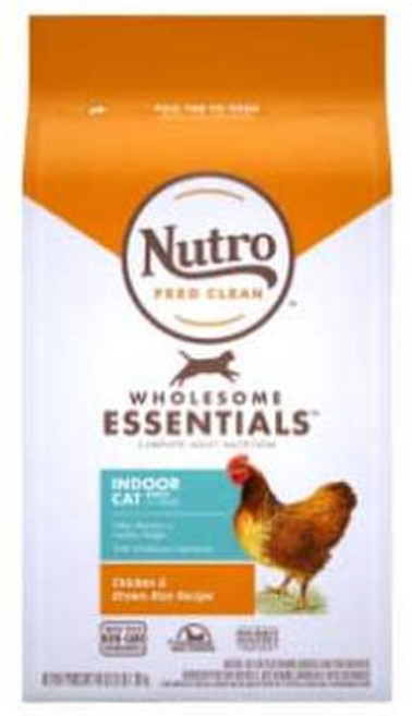 테온셀 뉴트로 캣 1세 이상 닭고기와 현미 인도어 고양이 건식사료 2.27kg