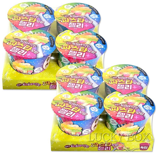 비벼먹는 파스타모양 젤리, 65g, 8개