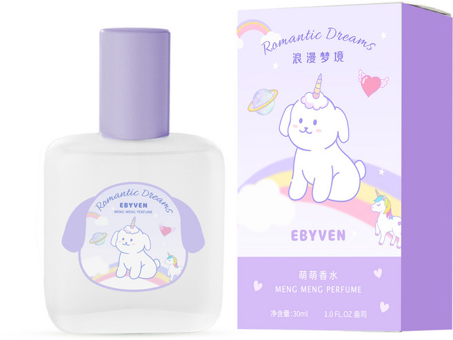 베이비 향수 달콤한 소녀향 깔끔한 은은향 향수 장시간 지속, 1개, 낭만적인 꿈의 세계-가루 꽃향