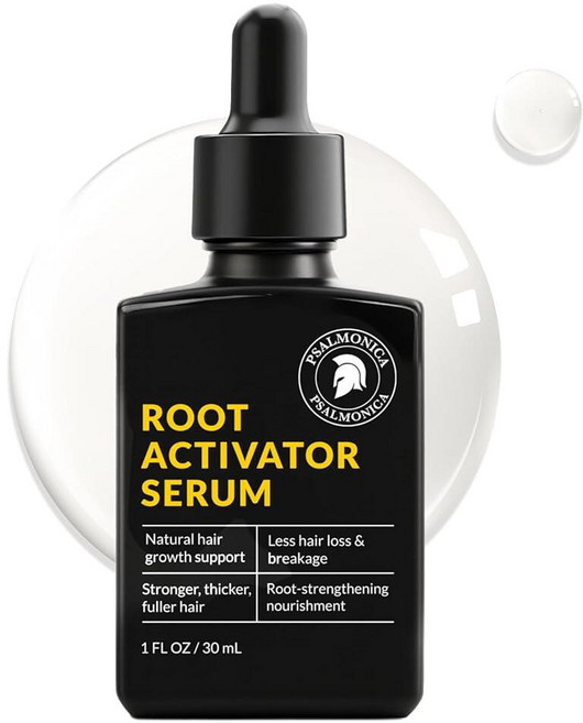 루트 액티베이터 모발 성장 세럼: 탈모 및 재성장 트리트먼트를 위한 두피 세럼 - 남성 여성용 모발 성장을 위한 천연 헤어 오일 (29.6ml(1 액량 온스) (1팩), 루트 액티베이터 모발 성장 세럼: 탈모 및 재성장 트리