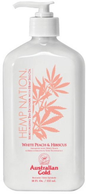 헴프네이션 화이트 피치 & 히비스커스 탠익스텐더 바디로션 +핑크코로나, 1개, 535ml