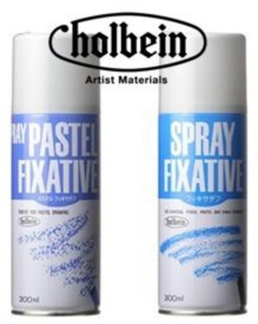 홀베인 픽사티브 정착제 스프레이 300ml 파스텔 목탄 연필 콘테 / 옵션선택, 스프레이 픽사티브 300ml