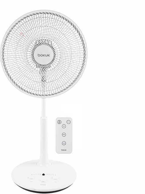 보국전자 풋터치 리모컨 선풍기, BKF-4835W