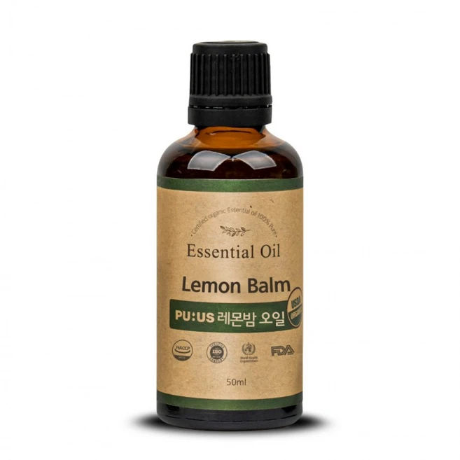 퓨어스 유기농 아로마 제라늄 에센셜 오일 50ml, 1개, 1g - 쿠팡