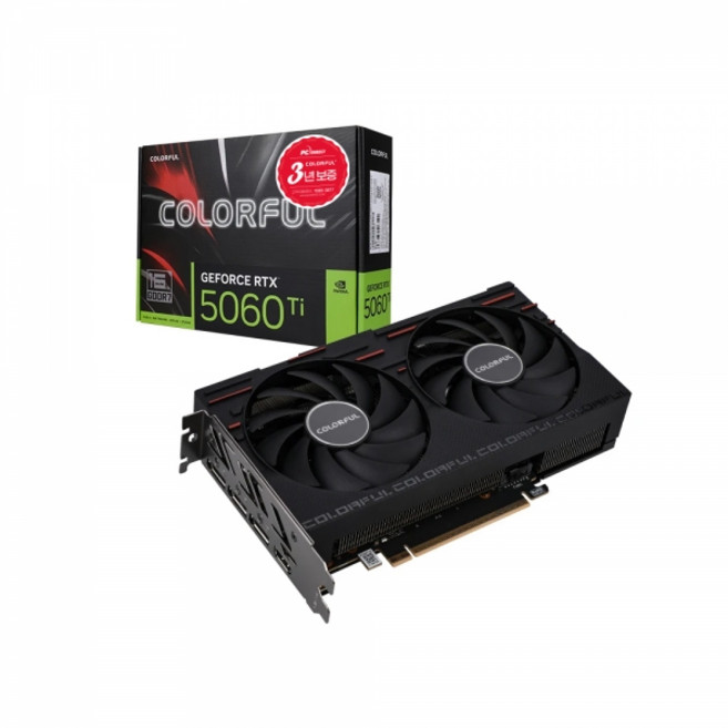 COLORFUL 지포스 RTX 5060 Ti GAMING DUO D7 16GB 피씨디렉트 (엔비디아 컴퓨터 그래픽카드)