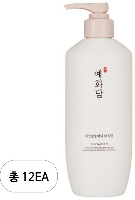 더페이스샵 비단살결 바디 때 필링, 300ml, 12개