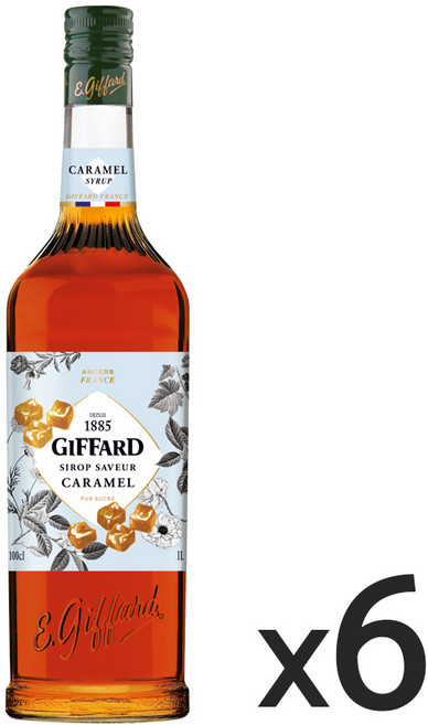 지파드 카라멜시럽 6개, 1L