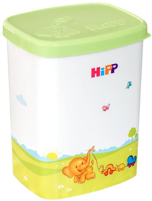 HiPP 힙분유통 킨더밀쉬통 파우더 밀폐 보관 용기 케이스, 1개