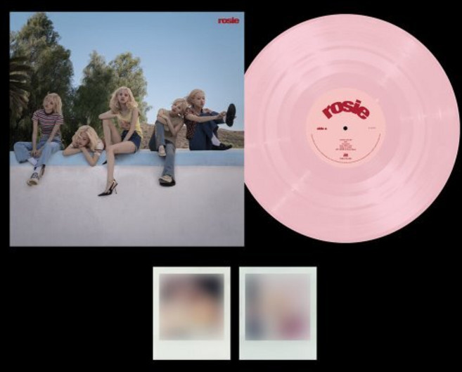 [LP] 로제(ROSÉ) - ROSÉ first studio album ‘rosie’ (band cover) [핑크 컬러 LP]
