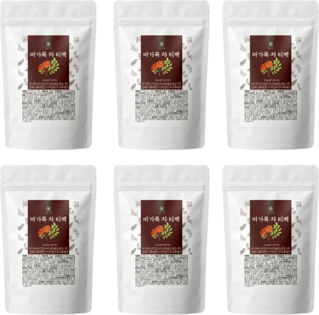 국내산 마가목 열매 차 마가목열매 국산 100% 티백, 6개, 10개입