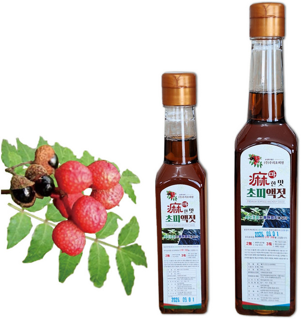 제피 재피 산초 젠피 초피액젓 280g 가정용/업소용 [원산지:국산], 1개