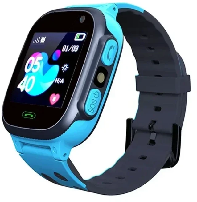 어린이 시계 전화 스마트 GPS SOS 방수 Smartwatch SIM 카드 위치 추적기 XIAOMI 용, 02 파란