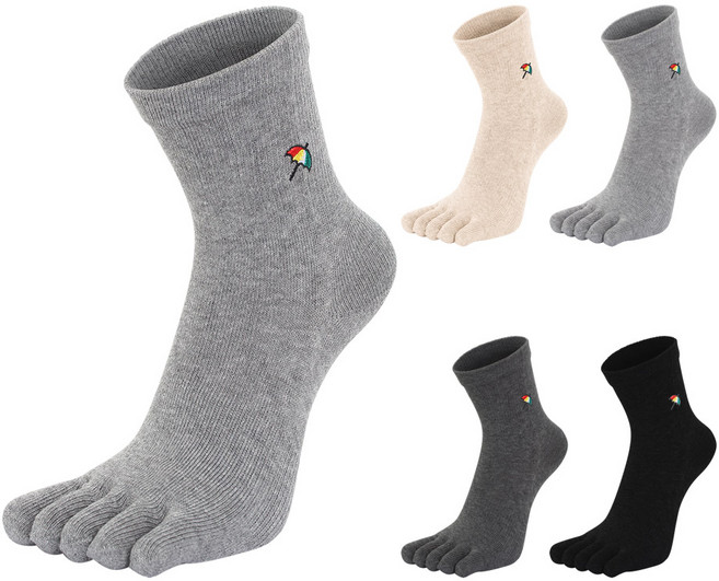 아놀드파마 여자 중목 무지 발가락양말 5족세트 AW03-M