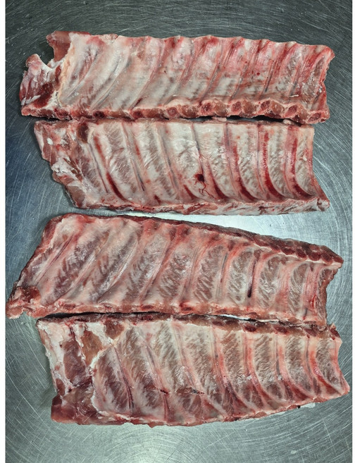 (한마음 미트) 로인립 살밥많은 bbq 등갈비 폭립 찜 구이 캠핑용 2kg/4kg (1번컷팅) (냉동), 1개, 2kg