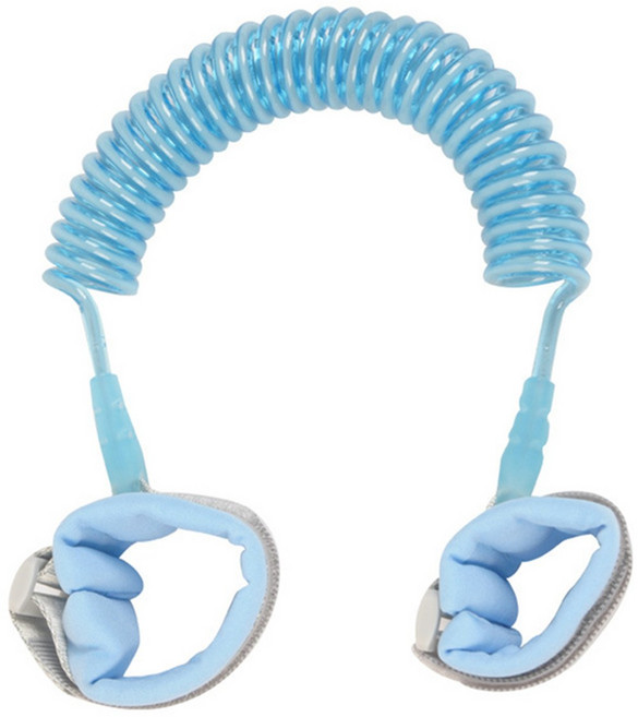 니즈몬 분실방지 연결 스트랩 고급형 안전 밴드 2.5m, 블루, 1개