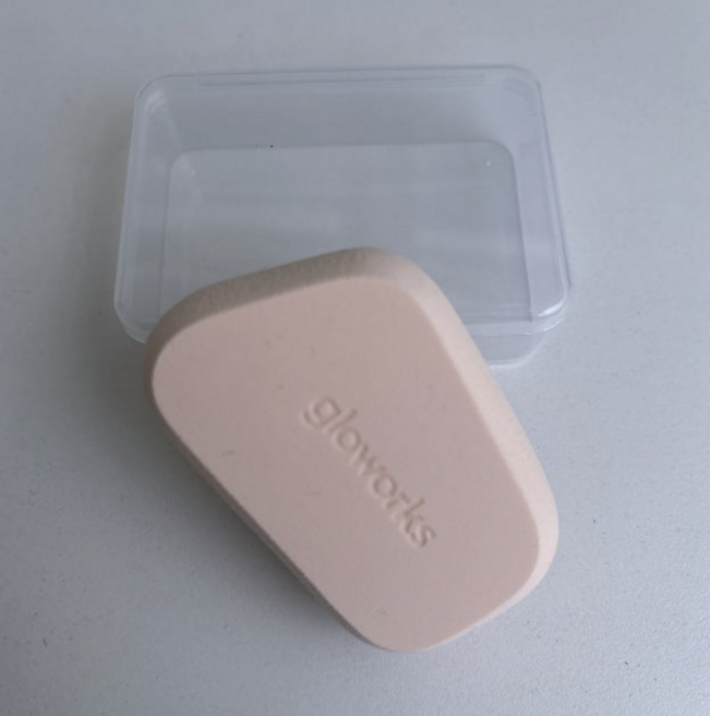 [gloworks] 글로웍스 이지 블렌딩 커버업 스펀지 1p 케이스증정 / 롱래스팅 통루비셀 퍼프 초밀착, 1개, 상아색