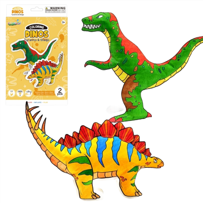 제이랜드 어린이 색칠 풍선 만들기 DIY 입체 장난감, 1개, 공룡 친구들 A타입