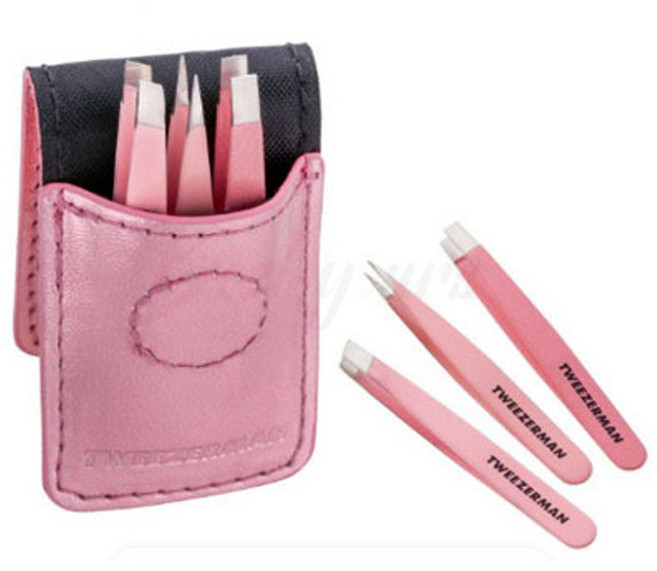 트위저맨 마이크로 미니 핑크 족집게 트위저 세트, 1개