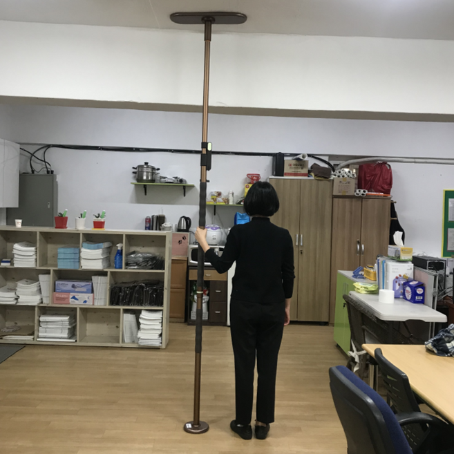 기둥형 침대 현관 화장실 안전손잡이 CV100 CV200 세비앙 봉 안전바 노인용 안전봉 노인 장기요양 복지용구 실버용품 요양등급 어르신용품, 1개, 노인장기요양등급 구입(본인부담금 15%)