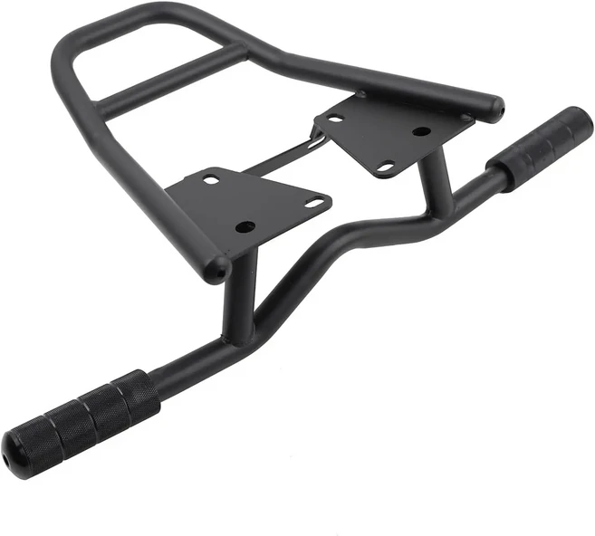 Honda Grom Msx125 SF 2013-2020과 호환되는 무거운 철제 오토바이 유인 스턴트 수화물 랙, 03 Full Black