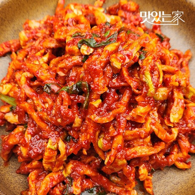 호랑이김치 제주무 월동무 꼬들꼬들 무말랭이 무침