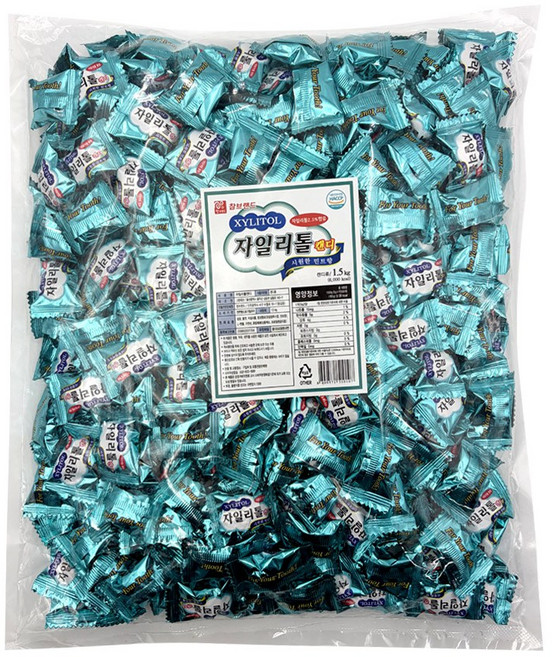 대용량 자일리톨캔디 시원한캔디 민트사탕, 1개, 1.5kg