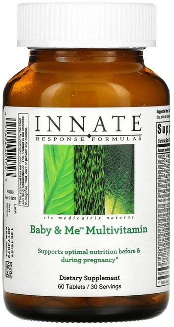 Innate Response Formulas 베이비 앤드 Me 멀티비타민 60정, 1개 - 쿠팡