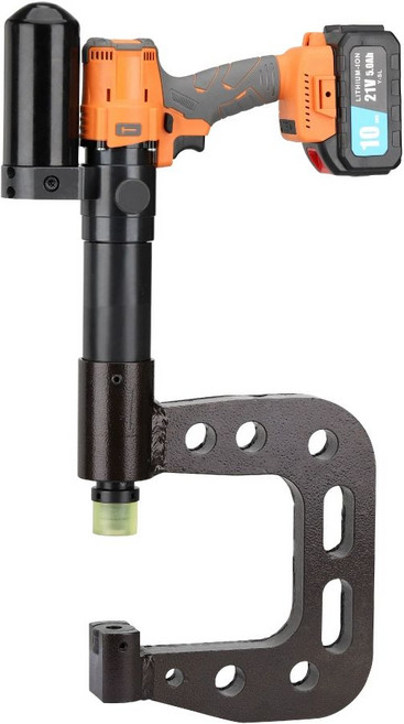 휴대용 C형강 펀칭기 구멍 전용 형강 태양광 타공기 금형 철판 공구 강철, ME 시리즈 정품 충전기, 1개