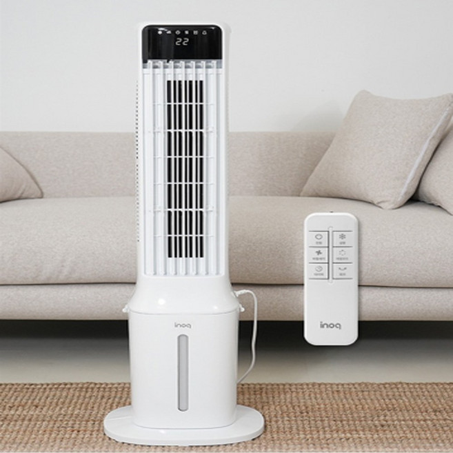 [26년형] 가정용 에어쿨러 이동식 에어컨 리모콘 타워형 냉풍기 9L